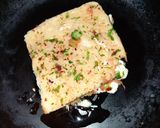 A picture of step 2 of Egg bread sandwich.