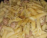 Foto langkah ke 3 dari resep Penne Carbonara Ekonomis.