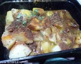 A picture of step 3 of Aloo ki chaat.