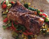 Healthy low fat baked fish tacos with grilled corn recipe step 6 photo