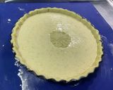 Une image de l'étape 11 de Tarte bananes et pistache.