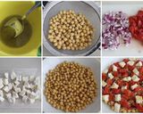 Foto del paso 2 de la receta: Ensalada de garbanzos con queso de cabra