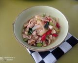 Foto langkah ke 5 dari resep 50. Tumis Cumi Pete Saus Tiram.