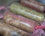 Foto del paso 5 de la receta: Salchichas🌭ahumadas🍖de pollo🍗y cerdo🥓caseras🌭🧄🥙