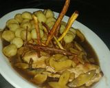 Foto del paso 5 de la receta: Pollo al champiñón