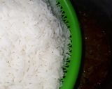 A picture of step 3 of Rice and Beans Jollof.