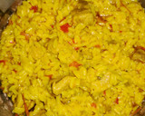 Foto del paso 7 de la receta: Arroz con carne y caldo de salmón