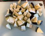 A picture of step 1 of Eggplant & Chicken Thai Red Curry.