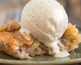A picture of step 6 of Whiskey Caramel and Banana Self-saucing Pudding.