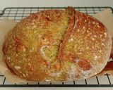 Foto langkah ke 24 dari resep Pandan Chili Flakes Cheese Sourdough Bread (Open Bake Method).