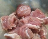 A picture of step 1 of Shami Kabab.