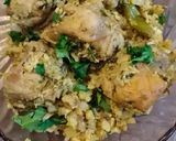 A picture of step 3 of Gobhi chicken ❤❤.