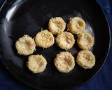 A picture of step 1 of Jackfruit flour maggi bird nest snacks.