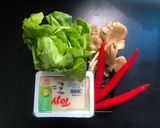 Hình bước làm 1 của món Đậu phụ bác 🍲 ăn cùng bánh bao nướng 🥠 | Món chay