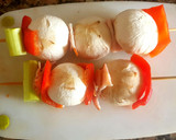 Foto del paso 3 de la receta: Brochetas de champiñones y verduras asadas #recetariocamino