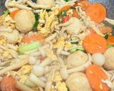 Gambar langkah 5 resipi 👩‍🍳Cendawan Shimeji Tumis Telur.