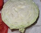 Cukkinis virslis lecsó tarhonyával recept fázis 1 fotója