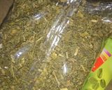 A picture of step 5 of Ojly meat of goat s🐐 stomach.