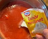 Narancsos epres-málnás krémleves vanília fagylalttal és csoki öntettel 🌸 recept fázis 1 fotója