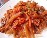 Foto del paso 8 de la receta: Berenjenas🍆 en salsa roja🍅 picante🌶 con arroz blanco🍚