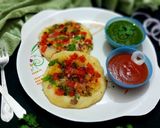 सूजी वेज उत्तपम (suji veg uttapam recipe in Hindi) रेसिपी चरण 7 फोटो