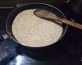 A picture of step 1 of Till & coconut gud patti (chikki).