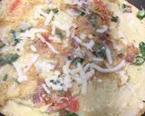 A picture of step 5 of Crepe egg roll.