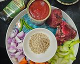 Gambar langkah 1 resipi Stew Daging Lembu dengan Barli.