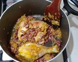 عکس مرحله 1 از دستور خورش کرفس با مرغ و لوبیا قرمز