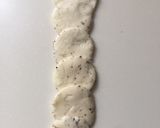 A picture of step 6 of Bread cake with Oreo frosting.