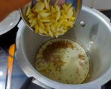 A picture of step 2 of Moong bean fry.