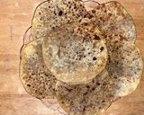 A picture of step 7 of Puran poli/green moong dal.