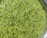 A picture of step 2 of Spinach Chilla(Palak).
