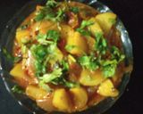 A picture of step 3 of Aloo pyaj ki sabji.