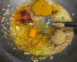 A picture of step 2 of Tandoori chaap with lachha paratha (panjabi style).