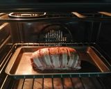 รูปขั้นตอนการทำที่ 8 ของ หมูสับสอดไส้ชีสและพริกเม็กซิกันห่อเบค่อน คีโต
