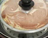 Foto langkah ke 6 dari resep Marble cake teflon (resep praktis, antigagal).