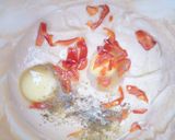 A picture of step 1 of Eggy Akara.