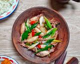 Foto langkah ke 4 dari resep Cumi asin masak tauco.
