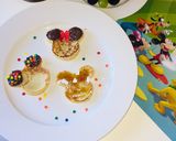 A picture of step 3 of Mickey Mouse crumpets.