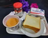 A picture of step 5 of Omlate Bread 🍞 my fvrt healthy breakfast 😋.