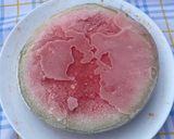 Foto del paso 1 de la receta: Helado de sandía casero más fácil y rápido 🍉