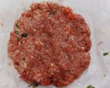 A picture of step 3 of Chapli kabab.