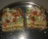A picture of step 3 of Cheez mayo dhamaal sandwich.