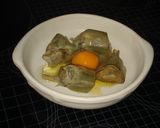 Foto del paso 2 de la receta: Alcachofas con huevo y micuit