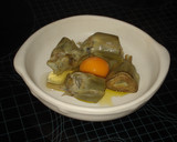 Foto del paso 2 de la receta: Alcachofas con huevo y micuit