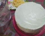 Gambar langkah 6 resipi Snow cheese cake.
