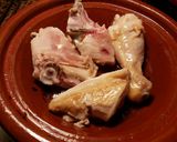 Foto del paso 2 de la receta Tallene de pollo con patatas y pasas