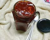 A picture of step 3 of Schezwan Chutney.