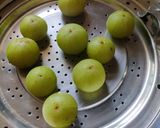 A picture of step 1 of Amla Candy !!.